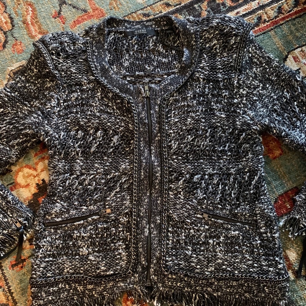 Gorgeous GUESS LA line- sweater jacket